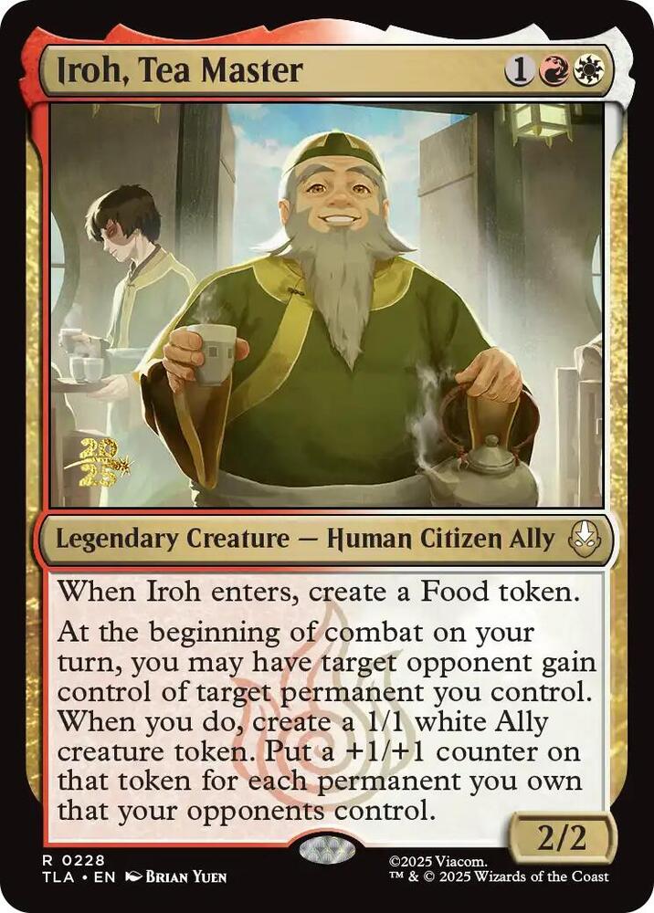Iroh, Tea Master (228) [Prerelease Cards]