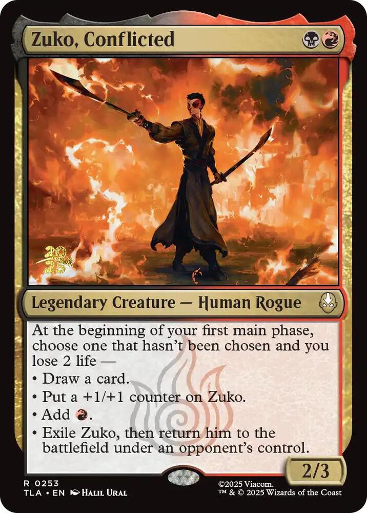 Zuko, Conflicted (253) [Prerelease Cards]