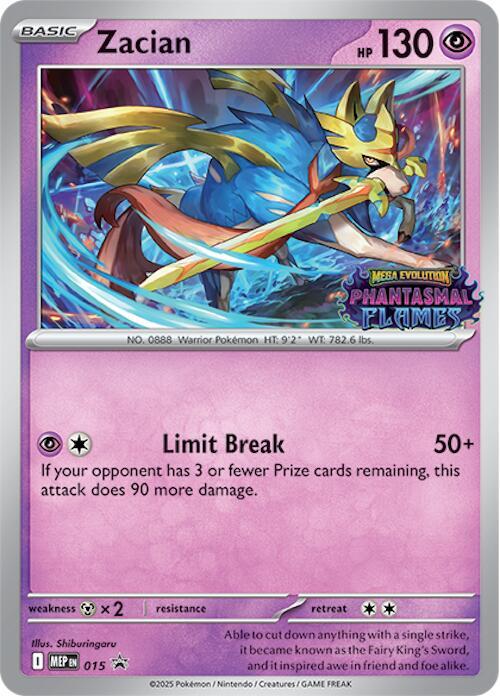 Zacian (Prerelease) (015) [ME: Mega Evolution Promo]