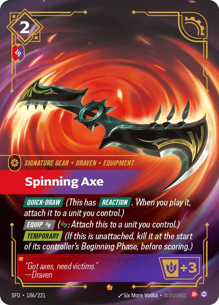 Spinning Axe (186/221) [Spiritforged]