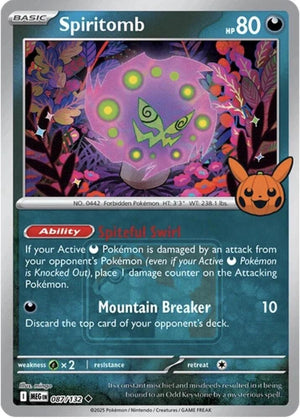 Spiritomb (Trick or Trade Stamped) (087/132) [League and Championship Cards]