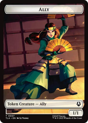 Ally (0007) // Clue (0018) Double-Sided Token (7 // 18) [Avatar: The Last Airbender]