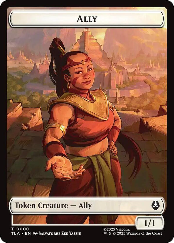 Ally (0008) // Clue (0016) Double-Sided Token (8 // 16) [Avatar: The Last Airbender]