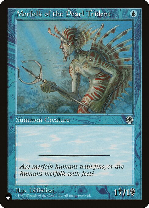 Merfolk of the Pearl Trident (POR-60) [The List]