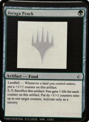 Joraga Peach [Un-Known Event Playtest Cards]