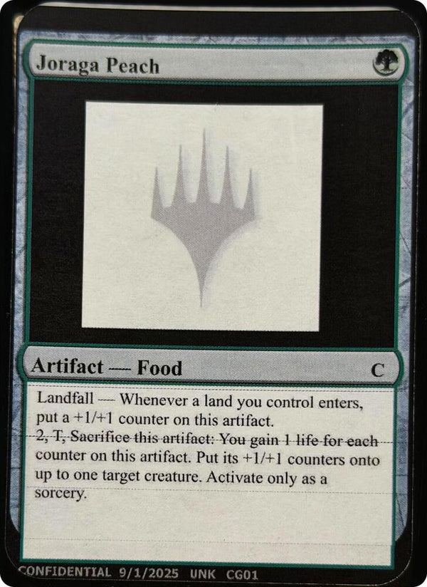 Joraga Peach [Un-Known Event Playtest Cards]