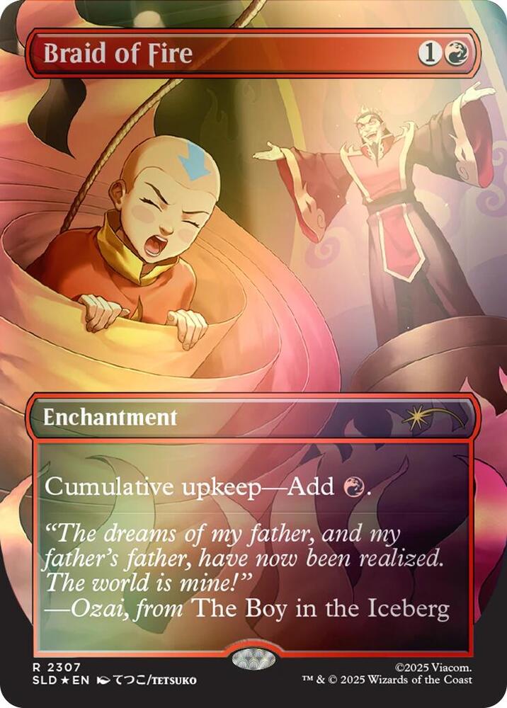 Braid of Fire (2307) (Rainbow Foil) [Secret Lair Drop]