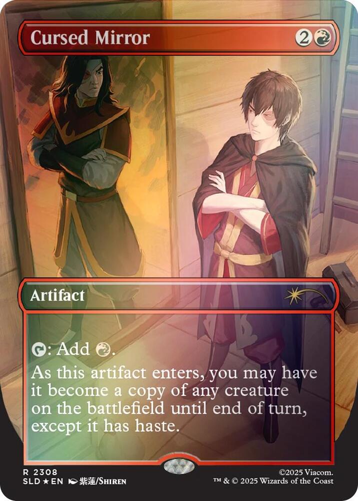 Cursed Mirror (Rainbow Foil) (2308) [Secret Lair Drop]