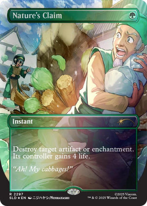 Nature's Claim (Rainbow Foil) (2297) [Secret Lair Drop]