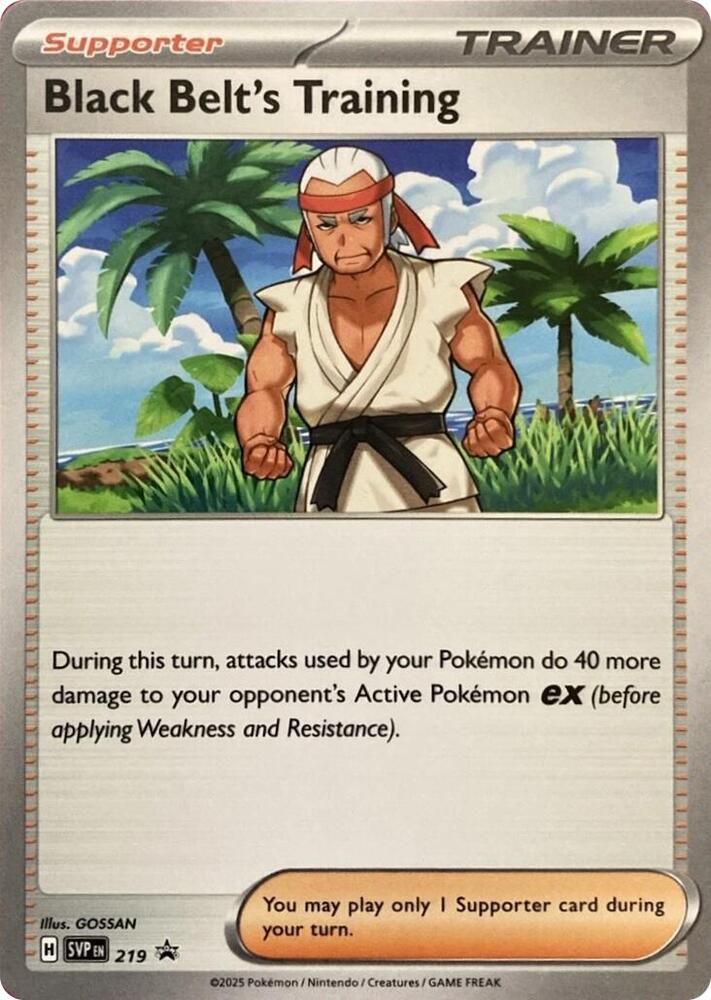 Black Belt's Training - 219 [SV Scarlet and Violet Promo Cards]