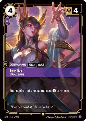 Irelia - Graceful (Alternate Art) (141a/221) [Spiritforged]