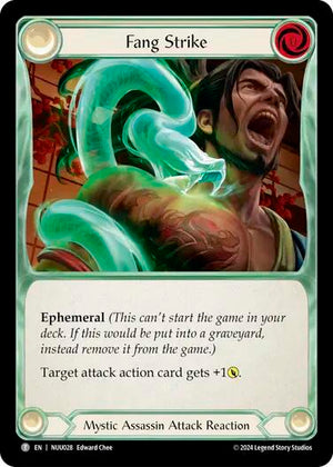 Fang Strike // Slither (NUU028/NUU029) [Blitz Deck Part the Mistveil Nuu]