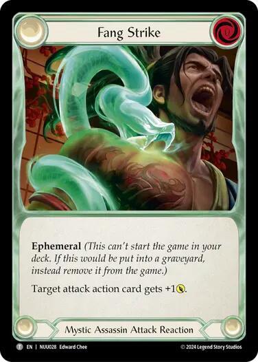 Fang Strike // Slither (NUU028/NUU029) [Blitz Deck Part the Mistveil Nuu]