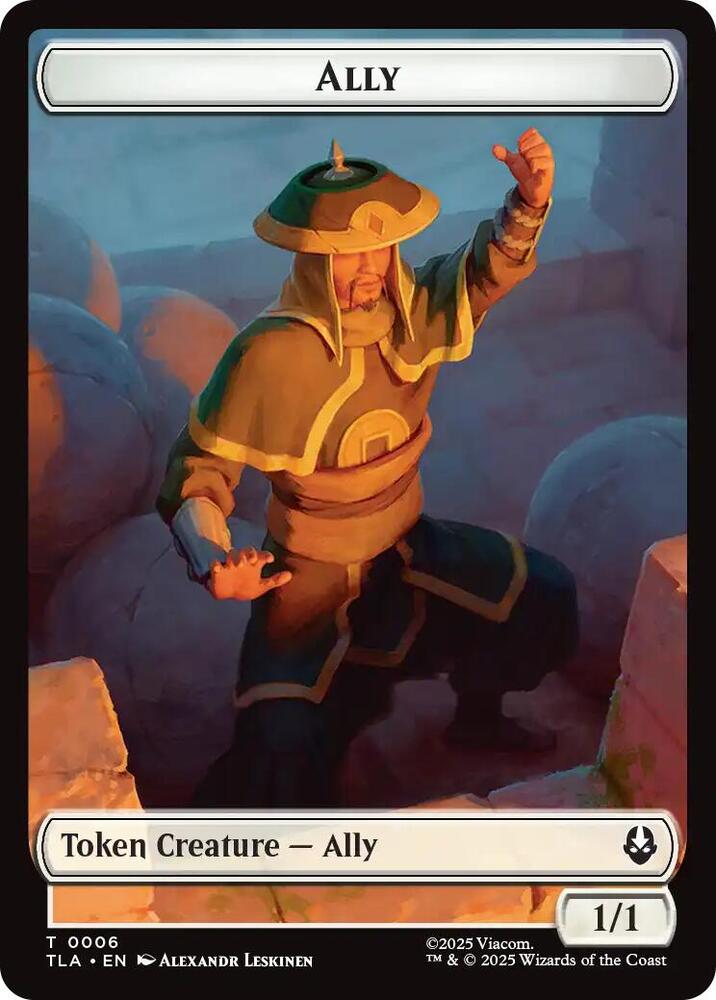 Ally (0006) // Soldier (0002) Double-Sided Token (6 // 2) [Avatar: The Last Airbender]