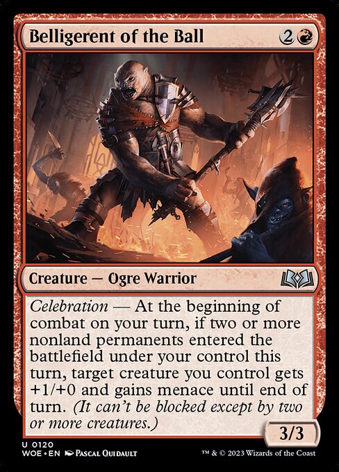 Belligerent of the Ball (120) [Wilds of Eldraine]