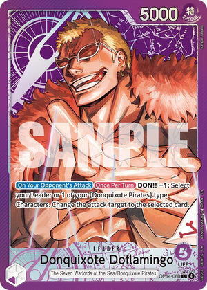 Donquixhote Doflamingo - OP14-060 (Alternate Art) [The Azure Sea's Seven]