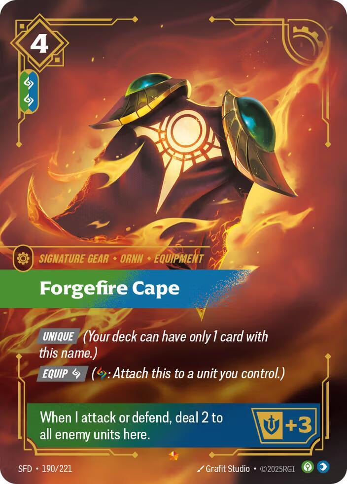 Forgefire Cape (190/221) [Spiritforged]