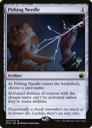 Pithing Needle (257p) [Innistrad: Midnight Hunt Promos]