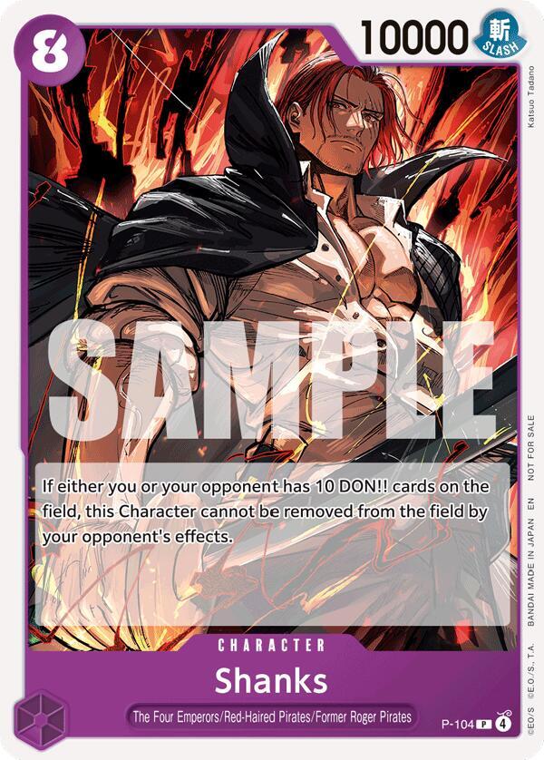Shanks (Store Tournament 2025 Vol. 4) (P-104) [One Piece Promotion Cards]