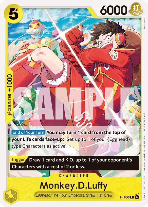Monkey.D.Luffy (Store Tournament 2025 Vol. 4) (P-106) [One Piece Promotion Cards]