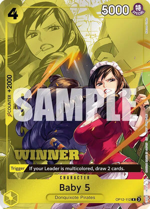 Baby 5 (Winner Pack 2026 Vol. 1) (OP12-112) [One Piece Promotion Cards]