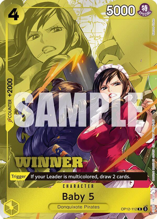 Baby 5 (Winner Pack 2026 Vol. 1) (OP12-112) [One Piece Promotion Cards]