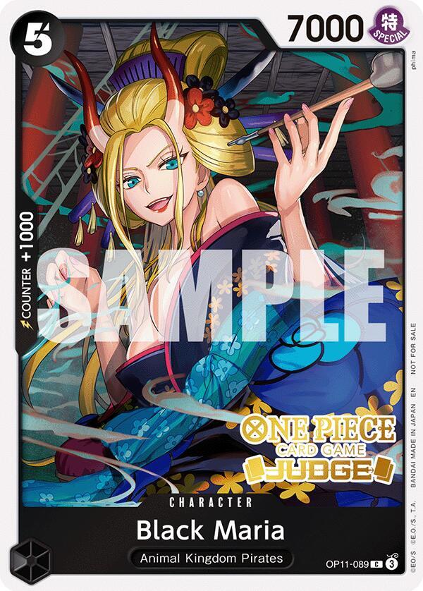 Black Maria (Judge Pack Vol. 7) (OP11-089) [One Piece Promotion Cards]