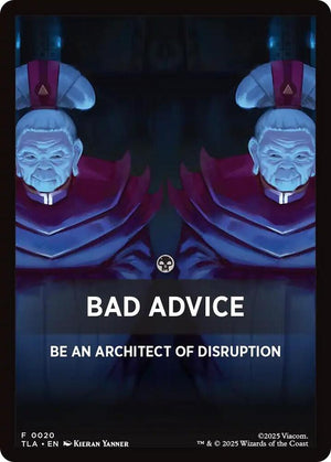 Bad Advice Theme Card (20) [Avatar: The Last Airbender]
