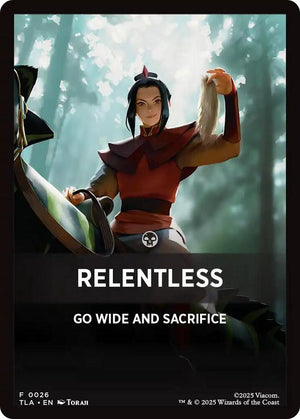 Relentless Theme Card (26) [Avatar: The Last Airbender]