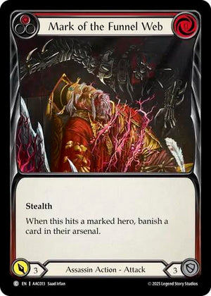 Mark of the Funnel Web (Red) (AAC013) [Armory Deck: Arakni]