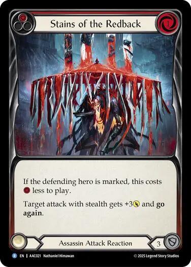 Stains of the Redback (AAC021) [Armory Deck: Arakni]
