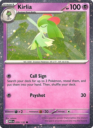 Kirlia (Cosmos Holo) (059/132) [Miscellaneous Cards and Products]