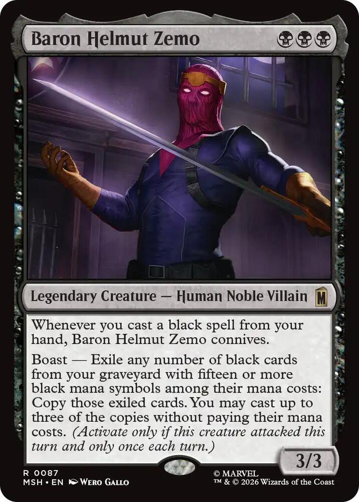 Baron Helmut Zemo (87) [Marvel Super Heroes]