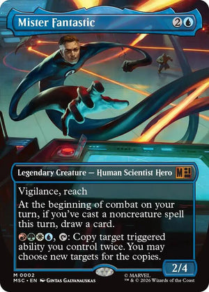 Mister Fantastic (Borderless) (2) [Marvel Super Heroes Commander]