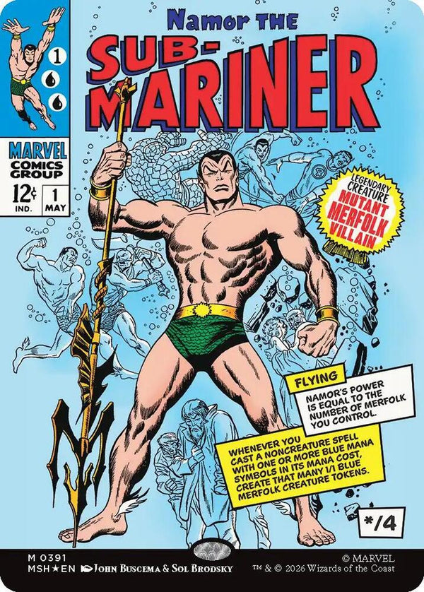 Namor The Sub-Mariner (Borderless) (391) [Marvel Super Heroes]