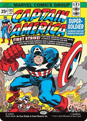 Captain America, Super-Soldier (Borderless) (387) [Marvel Super Heroes]