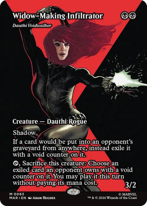Widow-Making Infiltrator - Dauthi Voidwalker (Borderless) (63) [Marvel Universe Eternal-Legal]