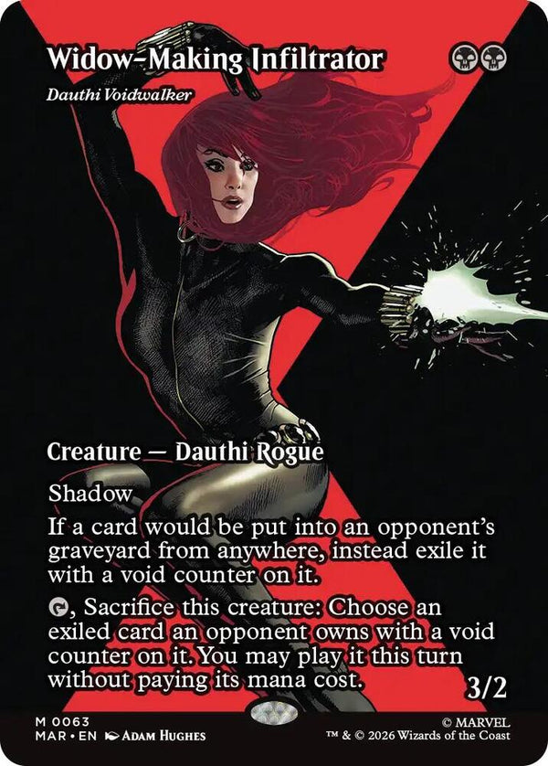 Widow-Making Infiltrator - Dauthi Voidwalker (Borderless) (63) [Marvel Universe Eternal-Legal]