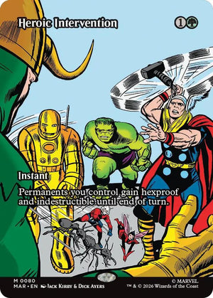 Heroic Intervention (0080) (Borderless) [Marvel Universe Eternal-Legal]