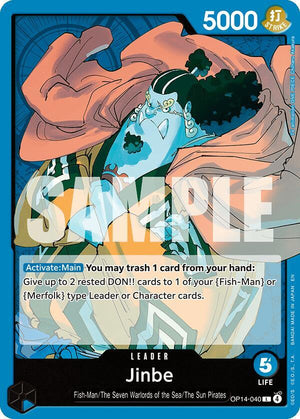 Jinbe - OP14-040 [The Azure Sea's Seven]