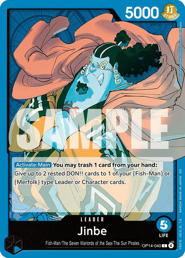 Jinbe - OP14-040 [The Azure Sea's Seven]