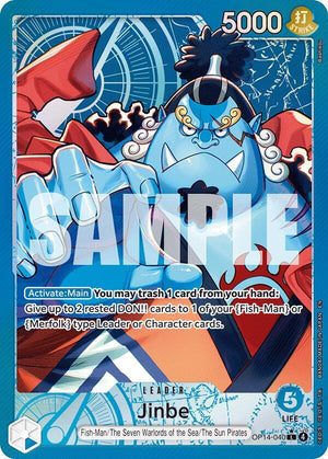 Jinbe - OP14-040 (Alternate Art) [The Azure Sea's Seven]