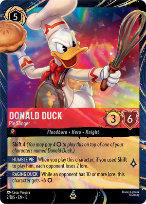 Donald Duck - Pie Slinger (2) [Disney Lorcana Promo Cards]