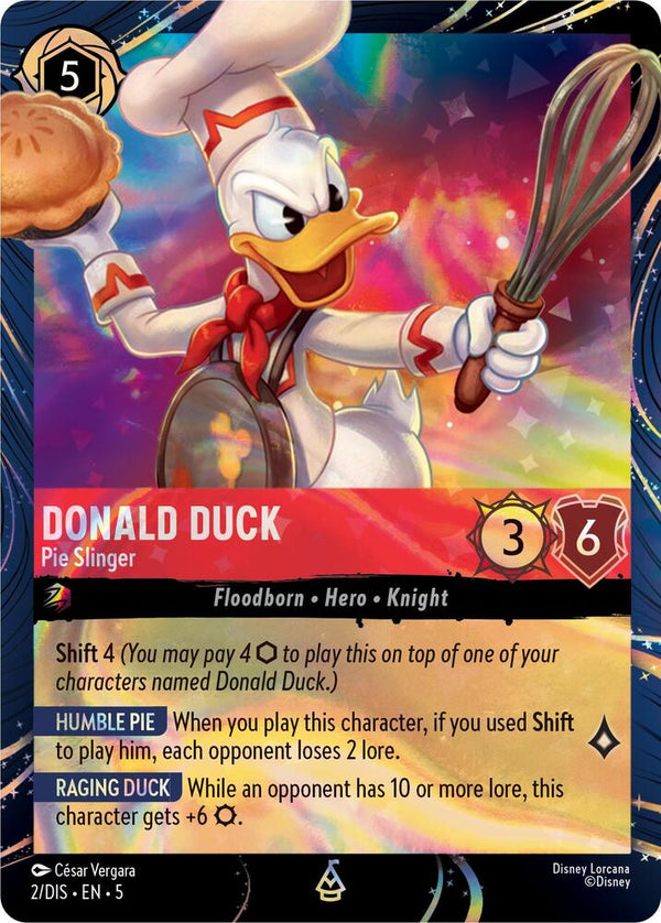 Donald Duck - Pie Slinger (2) [Disney Lorcana Promo Cards]