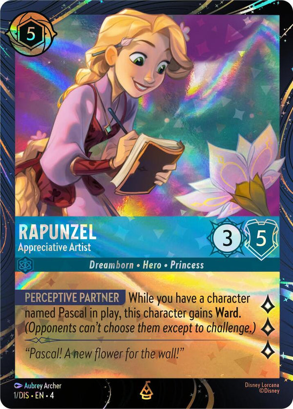 Rapunzel - Appreciative Artist (1) [Disney Lorcana Promo Cards]