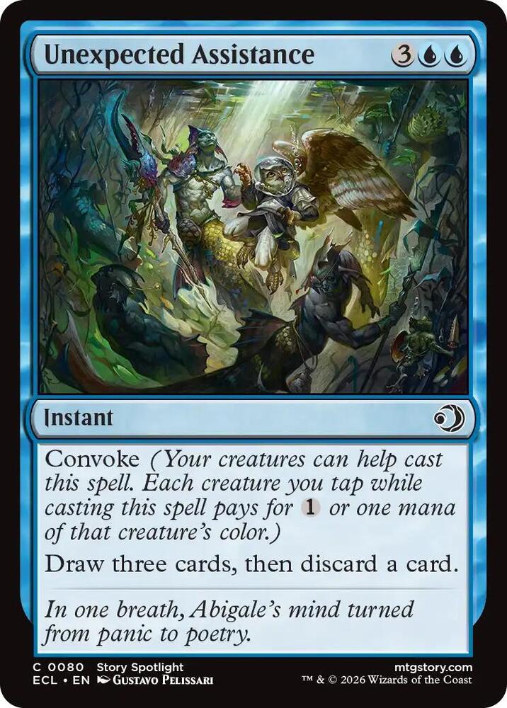 Unexpected Assistance (80) [Lorwyn Eclipsed]