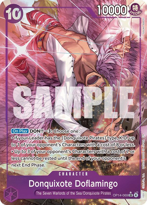 Donquixhote Doflamingo - OP14-069 (Alternate Art) [The Azure Sea's Seven]