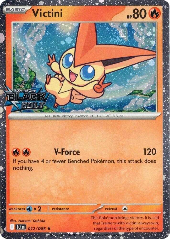Victini (Black Bolt Stamped) (012/086) [Miscellaneous Cards and Products]