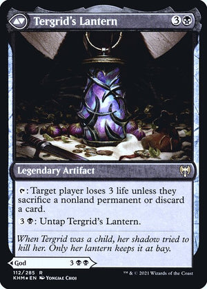 Tergrid, God of Fright // Tergrid's Lantern (112s) [Kaldheim Promos] Reverse