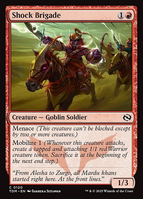 Shock Brigade (120) [Tarkir: Dragonstorm]